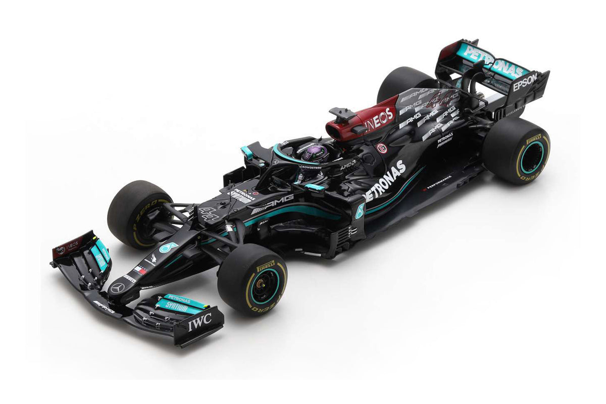 Mercedes AMG F1 W12 E Performance Lewis Hamilton (No. 44 Winner Spanish GP 100th Pole Position 2021) in Black