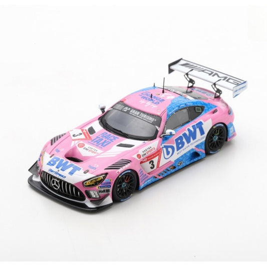 Mercedes AMG GT3 GetSpeed A.Christodoulou/M.Gotz/ F.Schiller (No.3 2nd 24 Hour Nurburgring 2022) in Pink/Blue