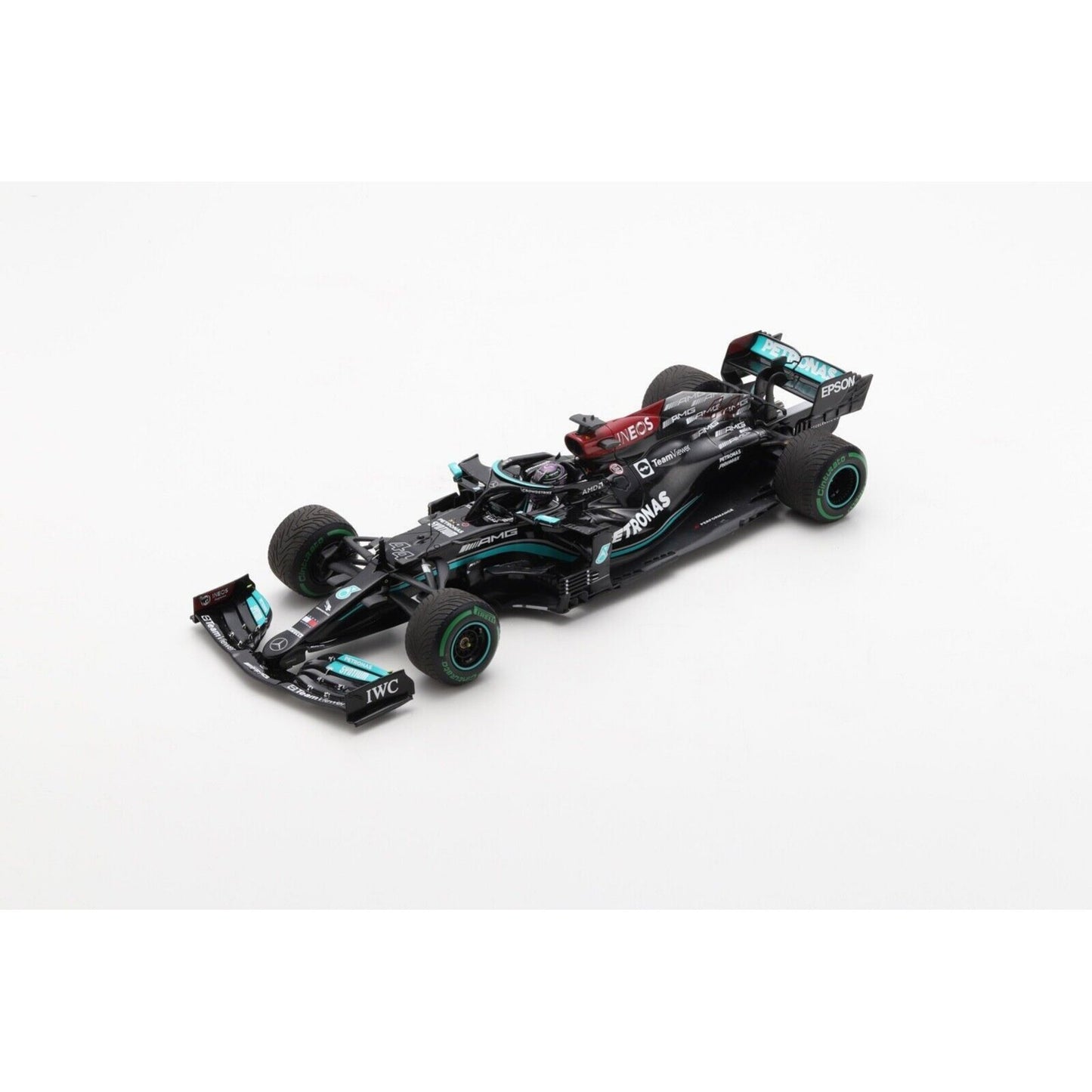 Mercedes AMG Petronas W12 E Performance Lewis Hamilton (Winner No. 44 100th Pole Position Russian GP 2021) in Black