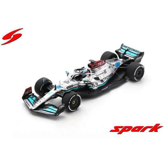 Mercedes Benz AMG Petronas W13 E Performance George Russell (Belgian GP 2022) in Silver