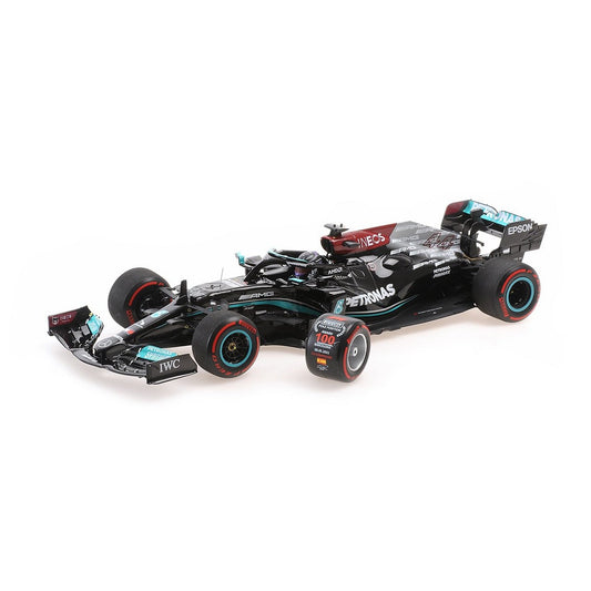 Mercedes AMG Petronas W12 E Perfomance Lewis Hamilton (100th Pole Spanish GP 2021) in Black