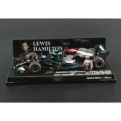 Mercedes AMG Petronas W12 E Performance Lewis Hamilton (100th Pole Spanish GP 2021) in Black
