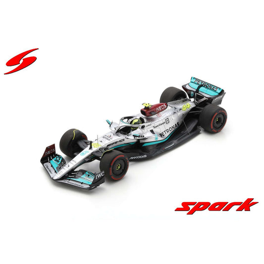 Mercedes AMG W13 E Performance Lewis Hamilton (Bahrain GP 2022) in Silver
