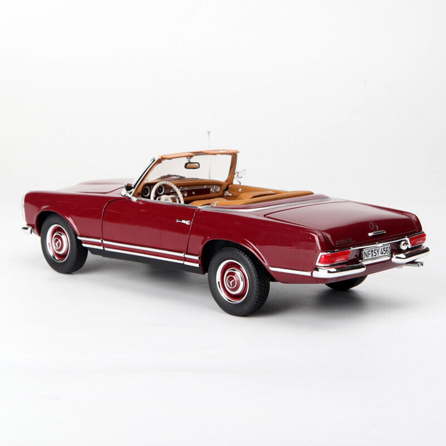 Mercedes Benz 230 SL (1963) in Dark Red