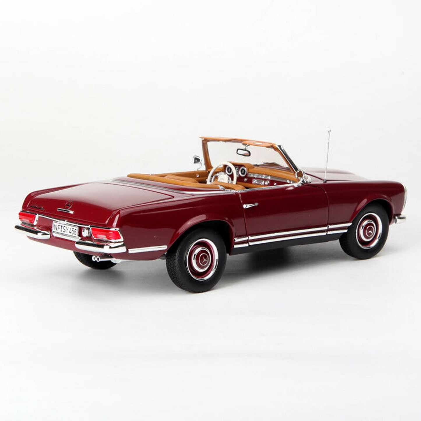 Mercedes Benz 230 SL (1963) in Dark Red
