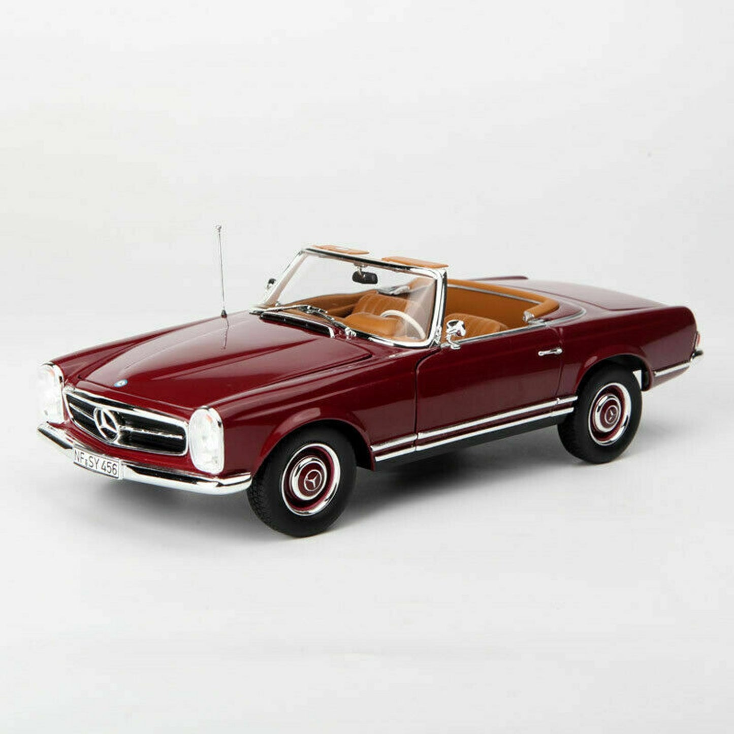 Mercedes Benz 230 SL (1963) in Dark Red