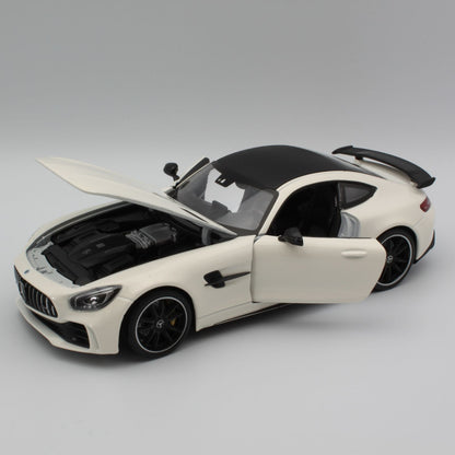 Mercedes Benz AMG GT R in pearl white