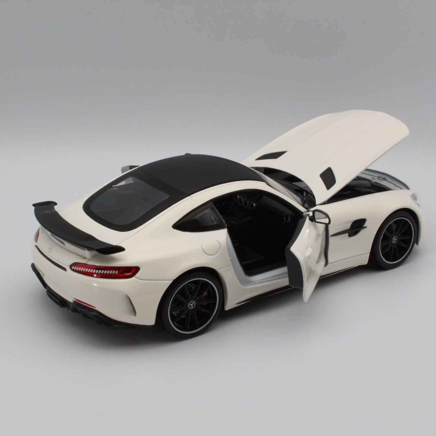 Mercedes Benz AMG GT R in pearl white