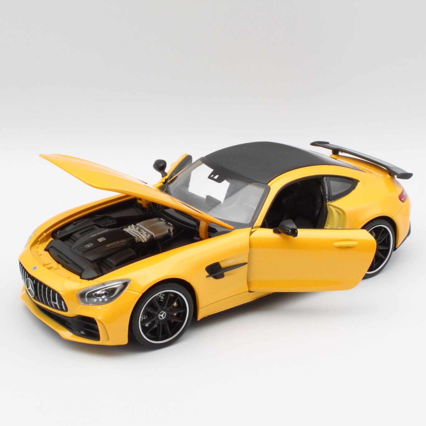Mercedes Benz AMG GT R in yellow