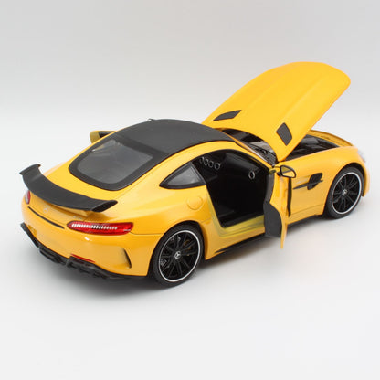Mercedes Benz AMG GT R in yellow