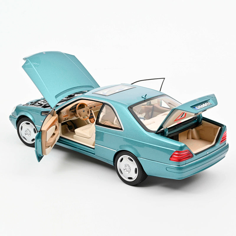 Mercedes Benz CL600 Coupe (1997) in Light Blue