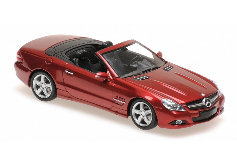 Mercedes Benz SL Class (R230) (2008) in Metallic Red