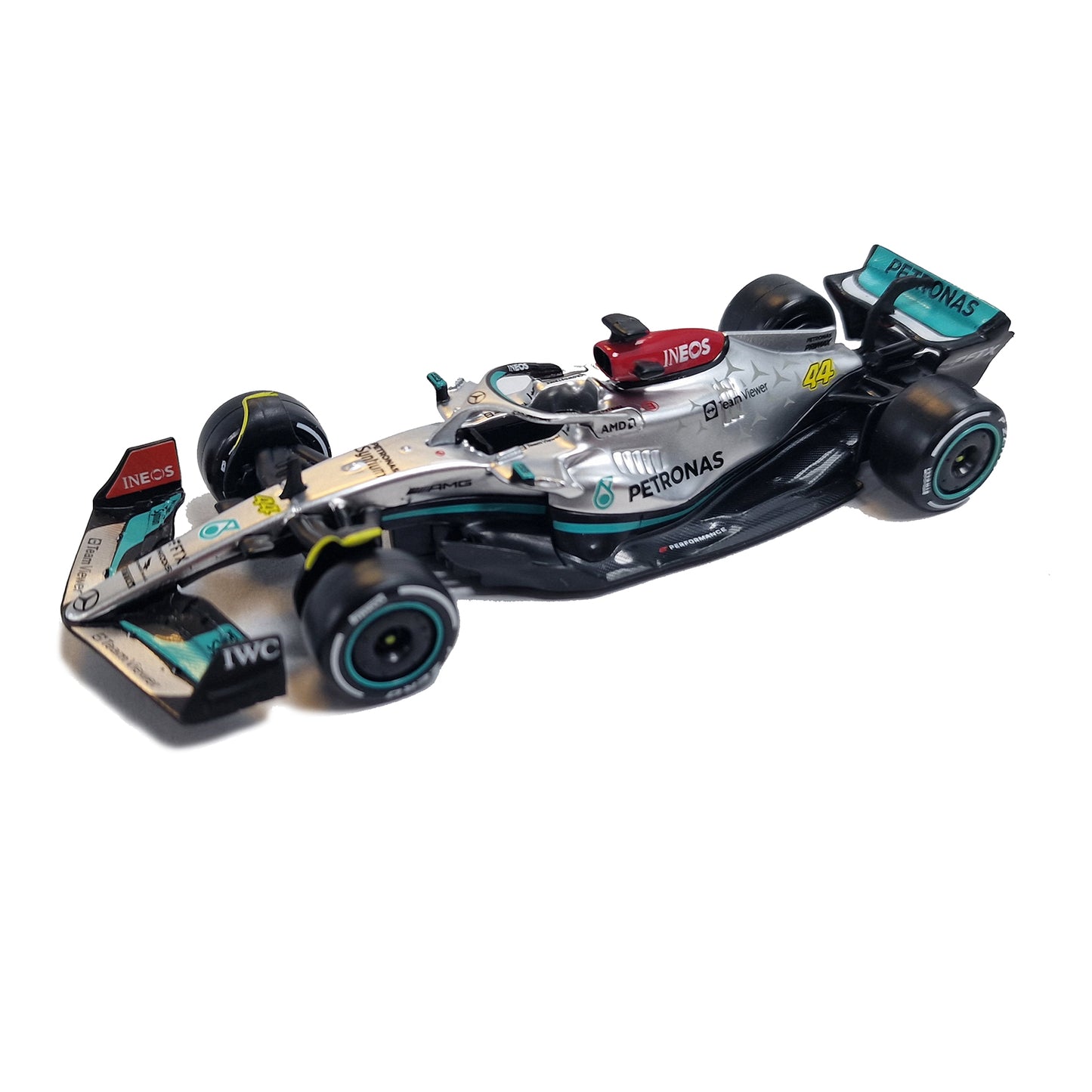 Mercedes Benz W13 E Performance Lewis Hamilton (2022) in Silver