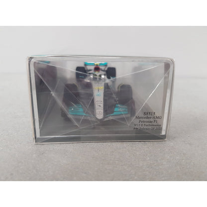 Mercedes W13 E Performance Lewis Hamilton (3rd Bahrain GP 2022) in Silver/Black/Green