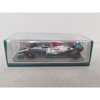 Mercedes W13 E Performance George Russell (4th Bahrain GP 2022) in Silver/Green/Black