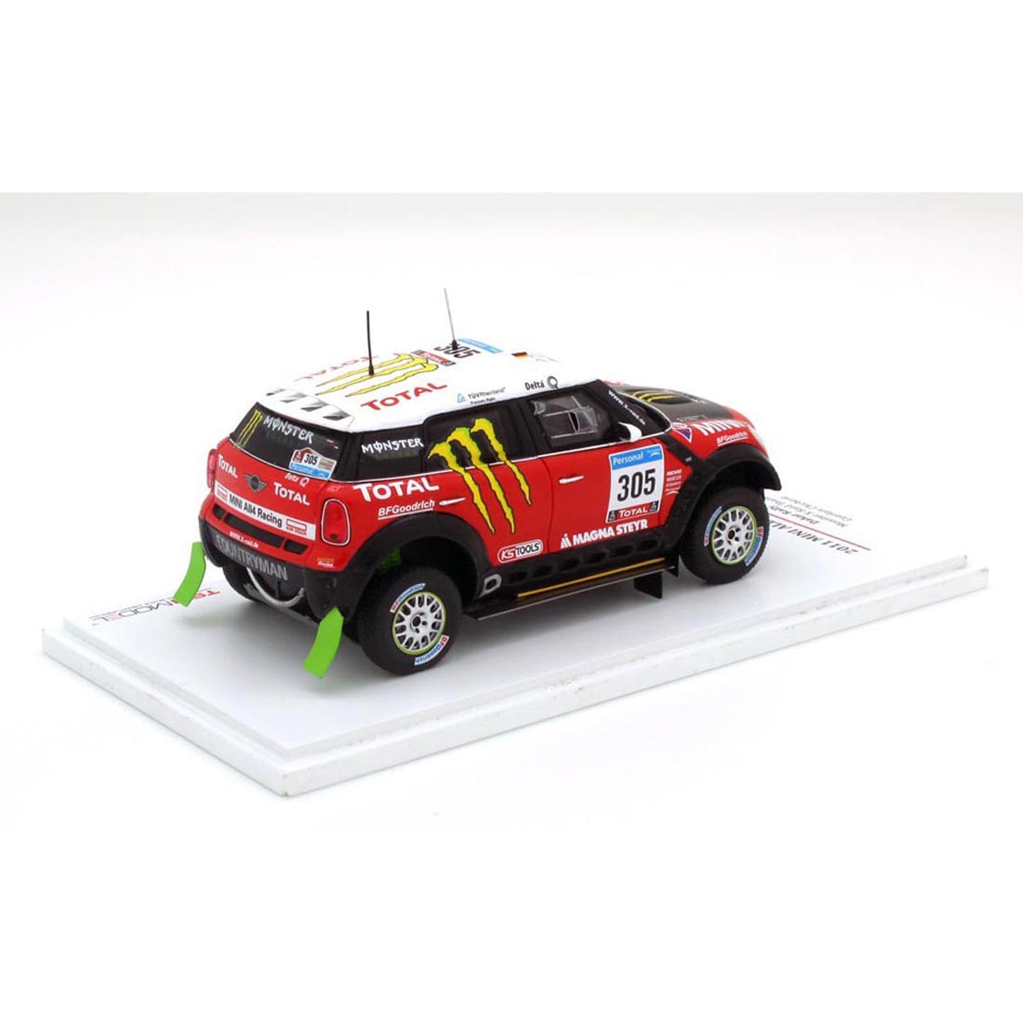 Mini ALL4 Racing (Monster X-Raid Team - Dakar Rally 2011) in Red