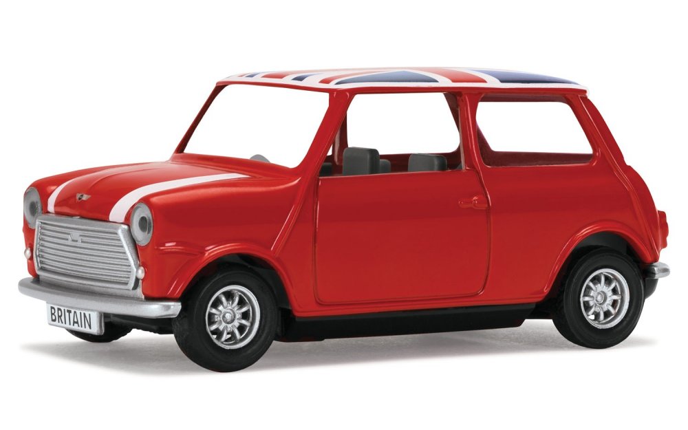 Mini Cooper (with Union Jack Roof) in Red