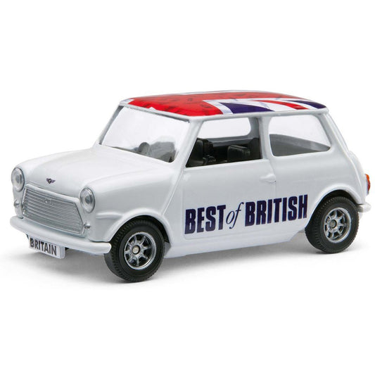 Mini Cooper (with Union Jack Roof) in White