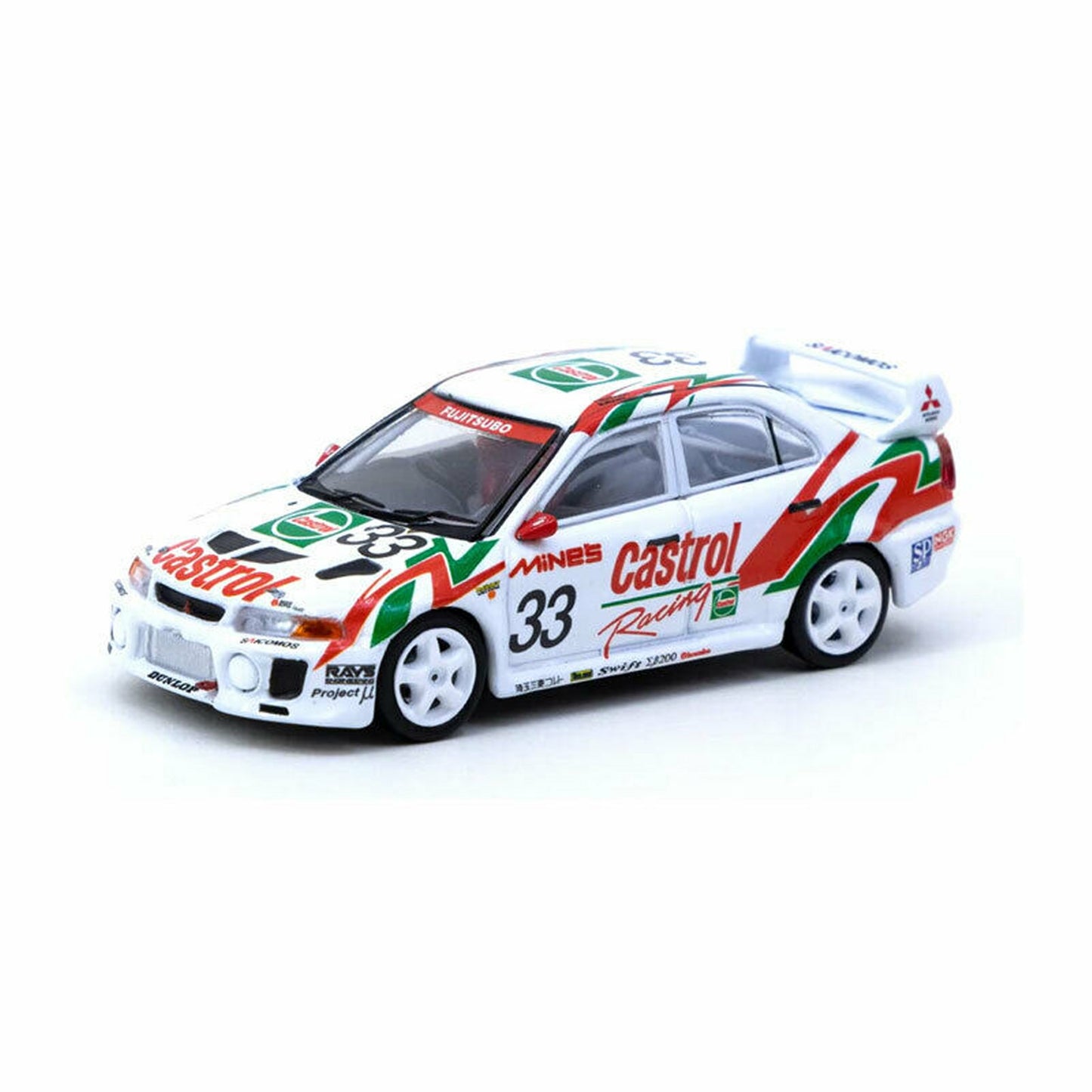 Mitsubishi Lancer Evolution V (Super N1 Endurance Series 1998) in White/Red/Green
