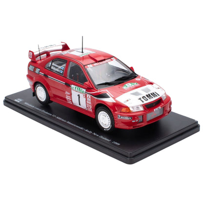 Mitsubishi Lancer Evolution VI Makinen/Mannisenmaki (No.1 Rally New Zealand 1999) in Red/White