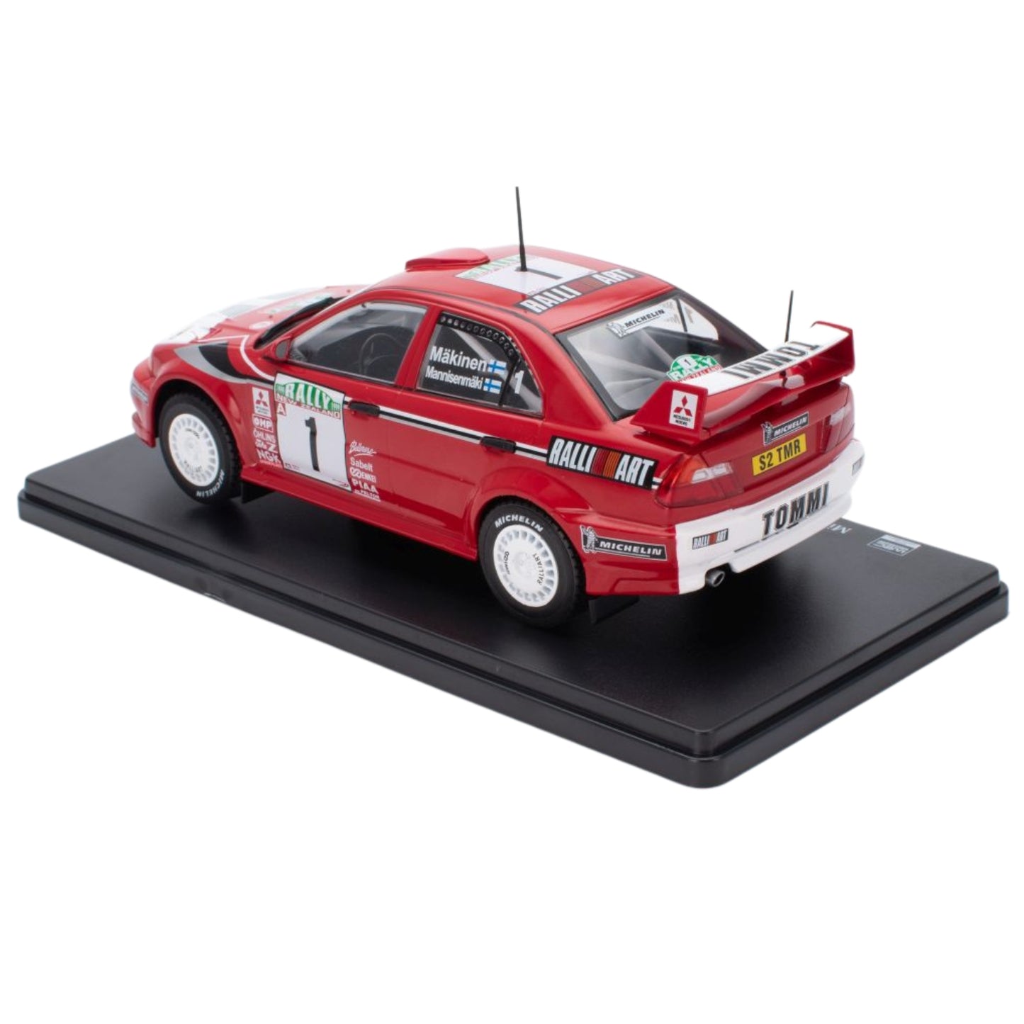 Mitsubishi Lancer Evolution VI Makinen/Mannisenmaki (No.1 Rally New Zealand 1999) in Red/White