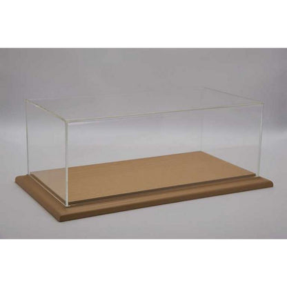 Molsheim Display Case With Linden Wooden Base (Wide Edge) in Brown