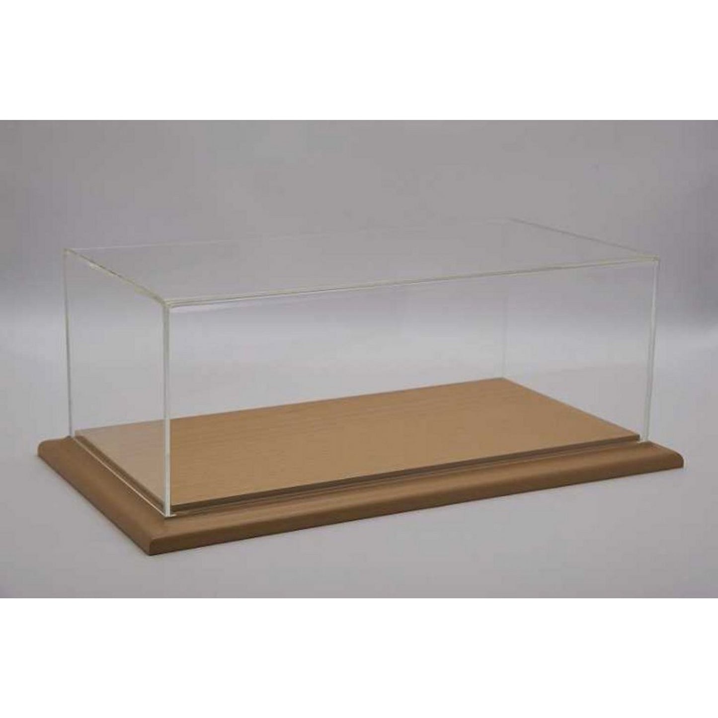 Molsheim Display Case With Linden Wooden Base (Wide Edge) in Brown