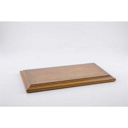 Molsheim Display Case With Walnut Wooden Display Base (Wide Edge) in Walnut