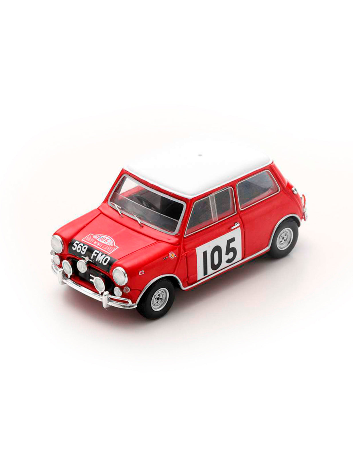 Morris Cooper S Rauno Aaltonen - Tony Ambrose (Monte Carlo Rally 1964) in Red