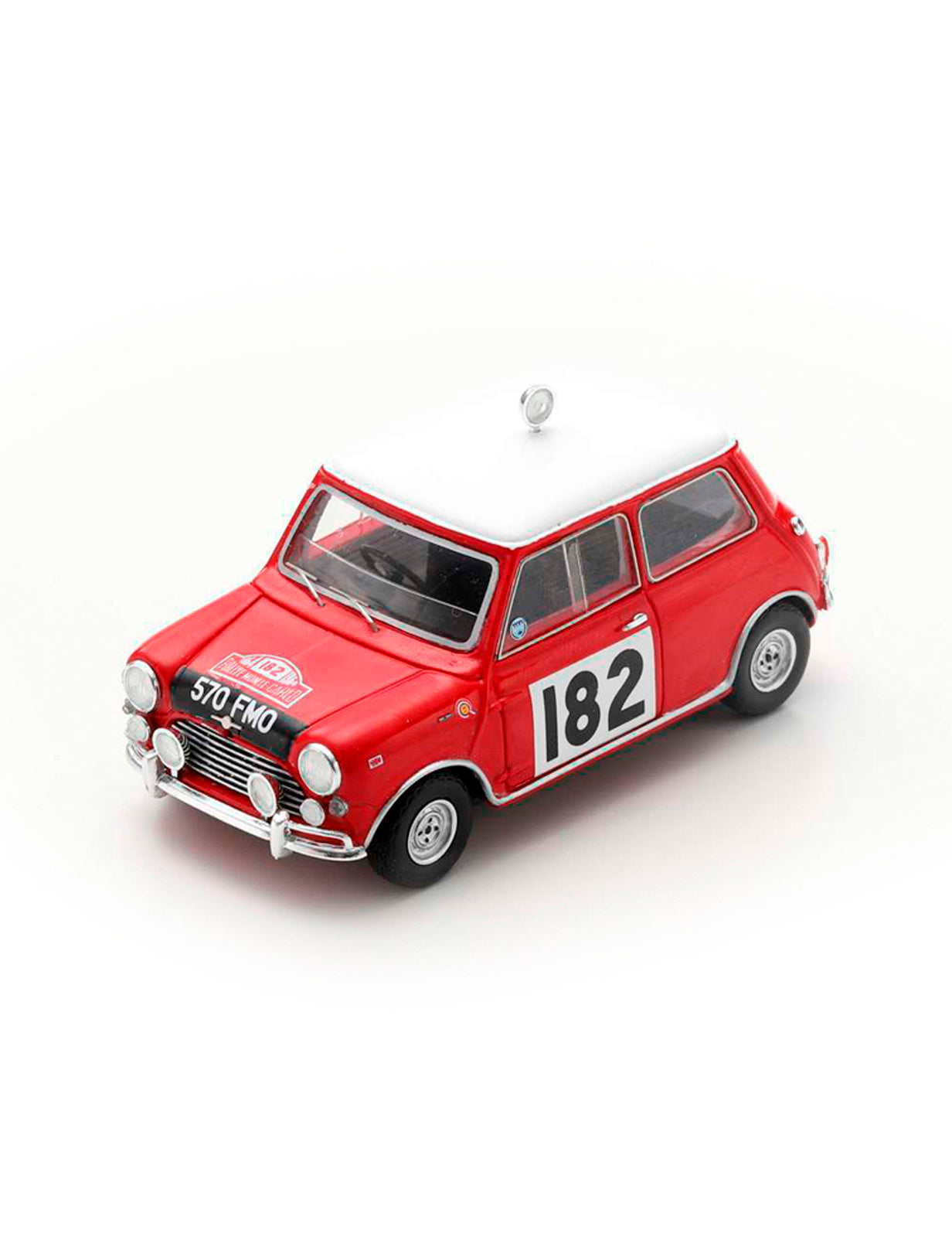 Morris Cooper S Timo Makinen - Patrick Vanson (4th Monte Carlo Rally 1964) in Red