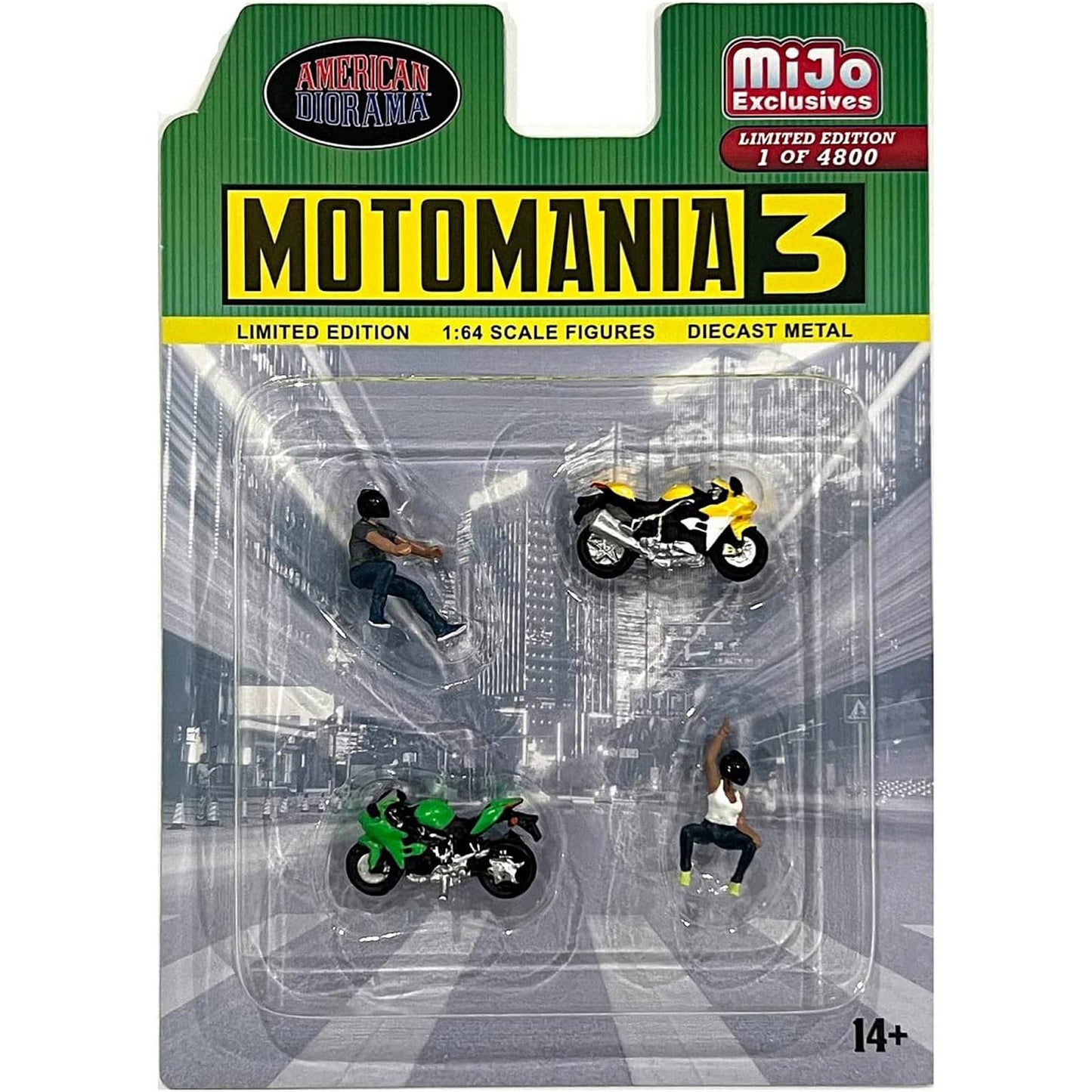 Moto Mania Figure Set (No.3 With 2 Bikes)