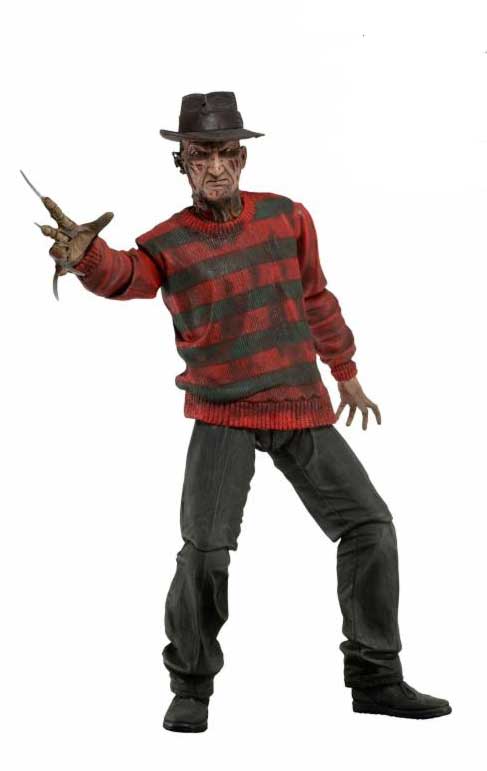 Freddy Krueger 30th Anniversary Poseable Figure From Nightmare On Elm Street
