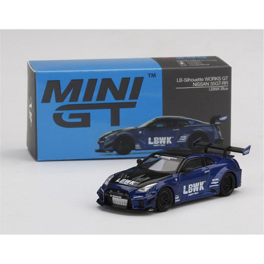 Nissan 35GT-RR (LB Works Silhouette) in blue