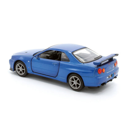 Nissan GT-R R-34 V-Spec II (Pull back and Go) in Blue
