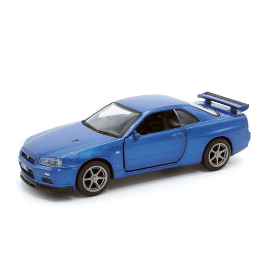 Nissan GT-R R-34 V-Spec II (Pull back and Go) in Blue