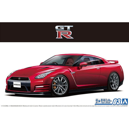 Nissan GT-R R-35 (GT-R Body 2014) [Kit] in Red
