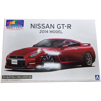 Nissan GT-R R-35 (GT-R Body 2014) [Kit] in Red