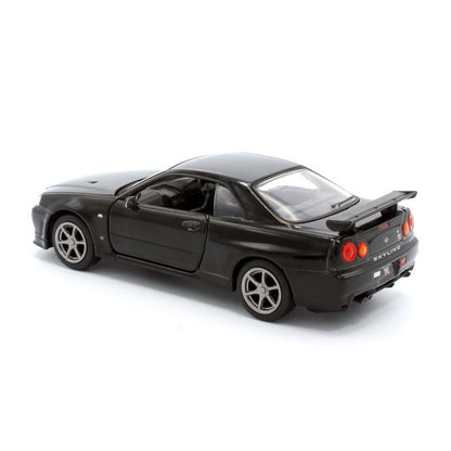 Nissan GT-R R34 V-Spec II (Pull Back and Go) in Black