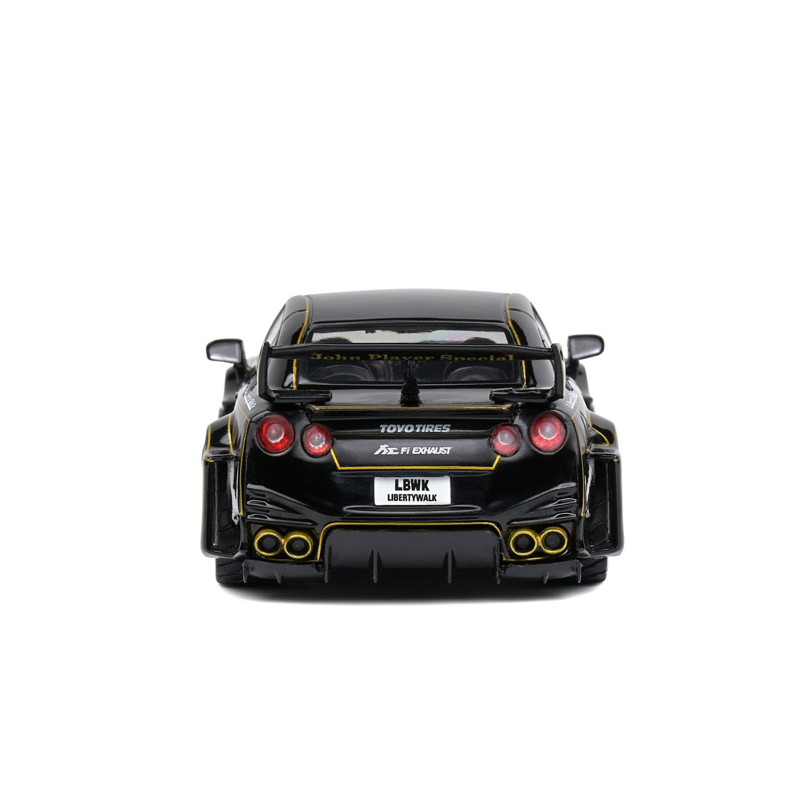 Nissan GT-R R35 LBWK (John Player Special) in Black/Gold Nissan GT-R R35 LBWK (John Player Special) in Black/Gold
