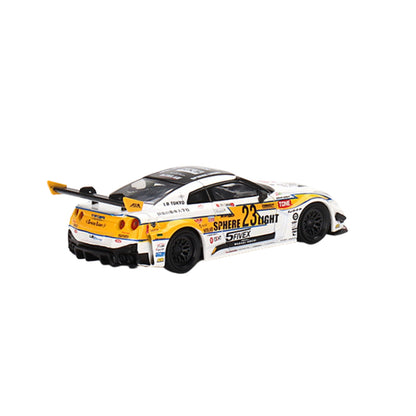 Nissan LB-Silhouette 35HT-RR (LB Racing Formula Drift 2022) in White/Yellow