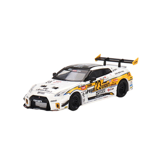 Nissan LB-Silhouette 35HT-RR (LB Racing Formula Drift 2022) in White/Yellow