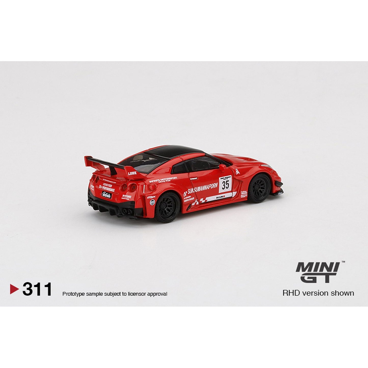 Nissan LB-Silhouette Works GT 35GT-RR (Ver. 1 RHD) in Red