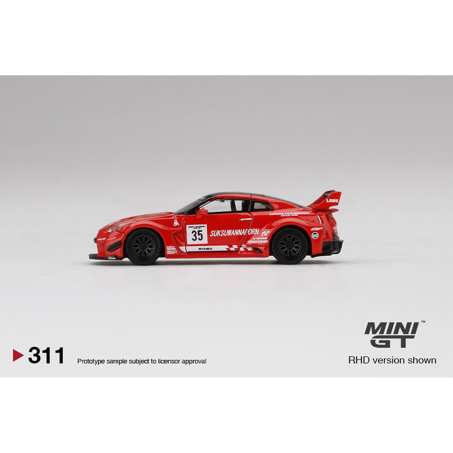 Nissan LB-Silhouette Works GT 35GT-RR (Ver. 1 RHD) in Red
