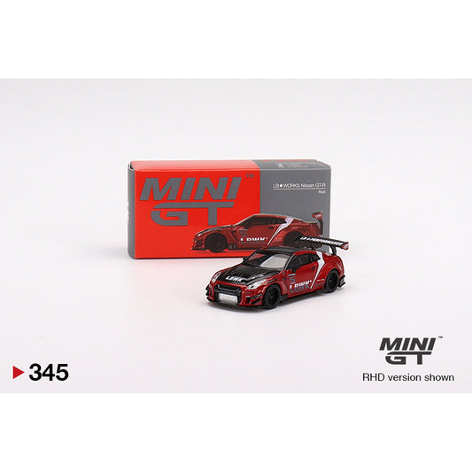 Nissan LB Works GT-R R35 (Rear Wing Ver. 3) in Red