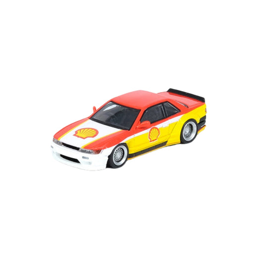 Nissan Silvia S13 V2 (Shell Pandem Rocket Bunny) in White/Yellow/Red