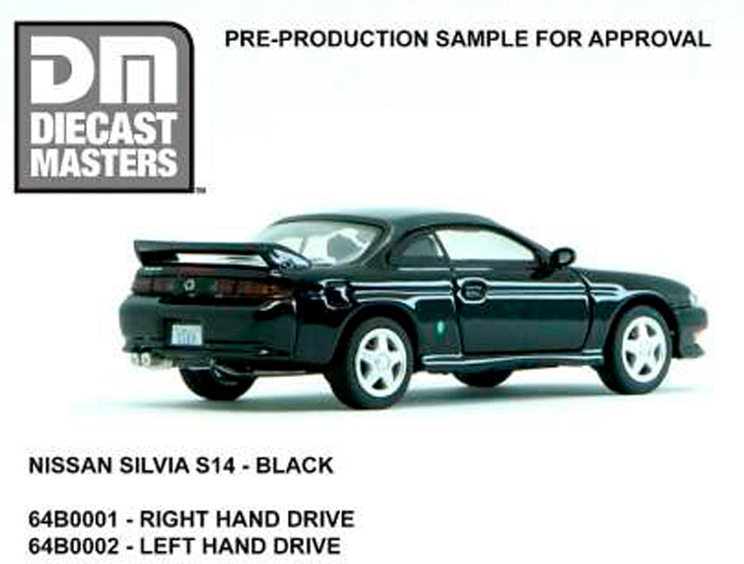Nissan Silvia S14 (RHD With Container Accessory 1994) in Black