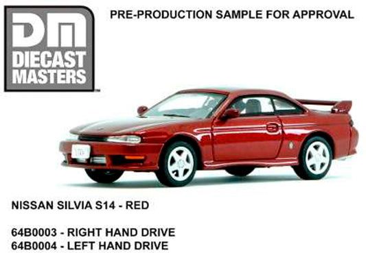 Nissan Silvia S14 (RHD With Container Accessory 1994) in Red