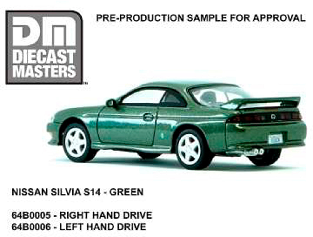 Nissan Silvia S14 (RHD With Container Accessory 1994) in Green
