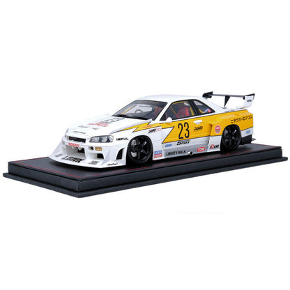 Nissan Skyline ER34 (Super Silhouette Bodykit) in White Yellow