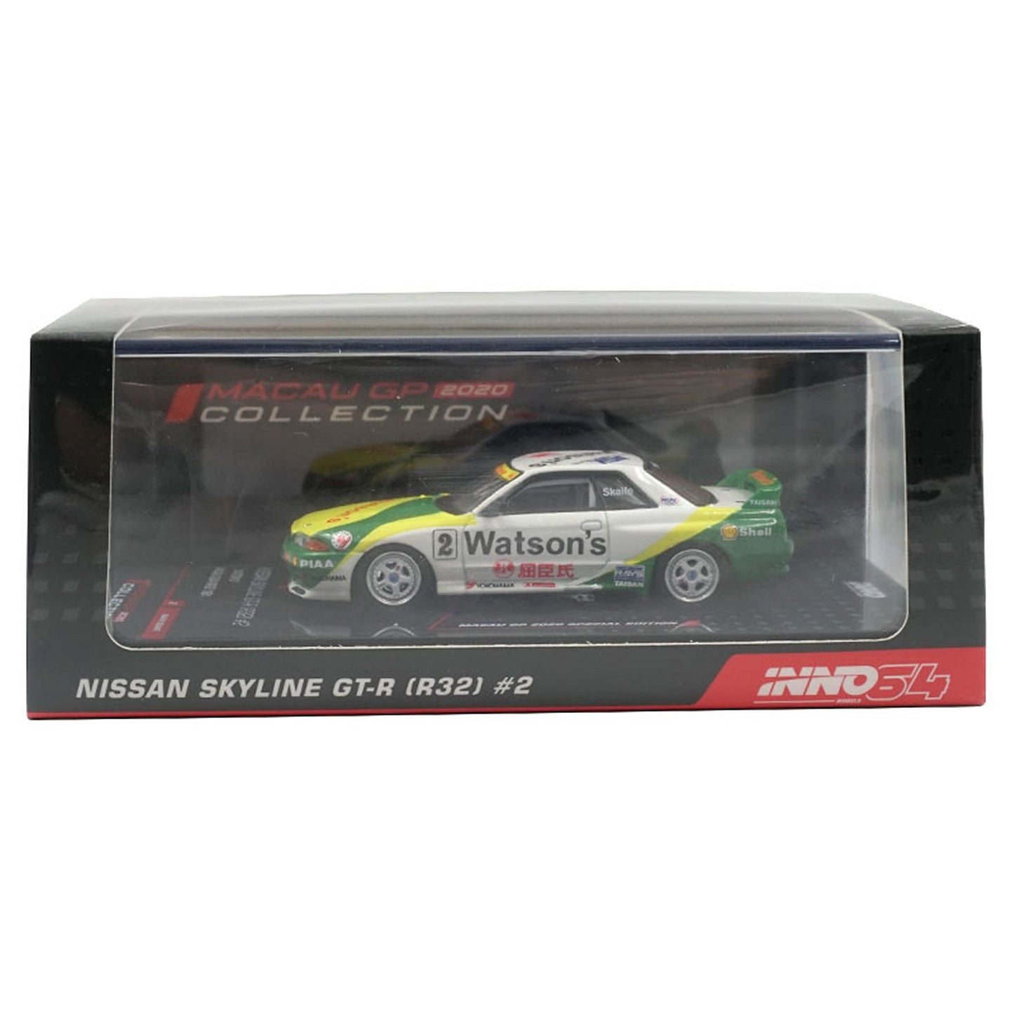 Nissan Skyline GT-R R32 Mark Skaife (Macau Guia Race 1991) in White/Green